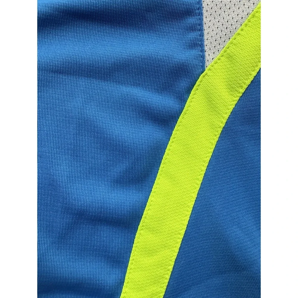 Nike Golf Fit Sleeveless Women's Sz XS Collared Shirt Blue Green Athletic Sport